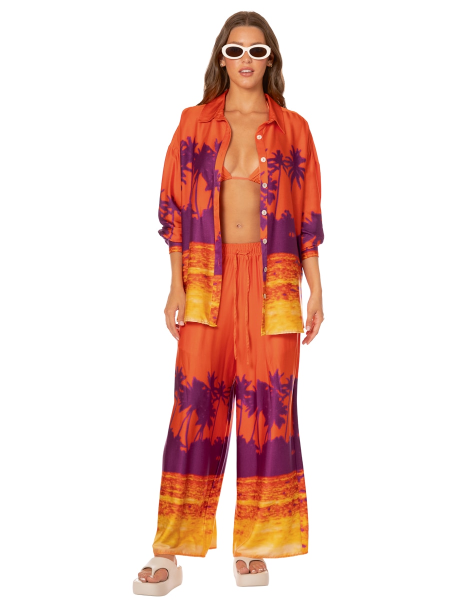 Salida de playa blusa para mujer 2