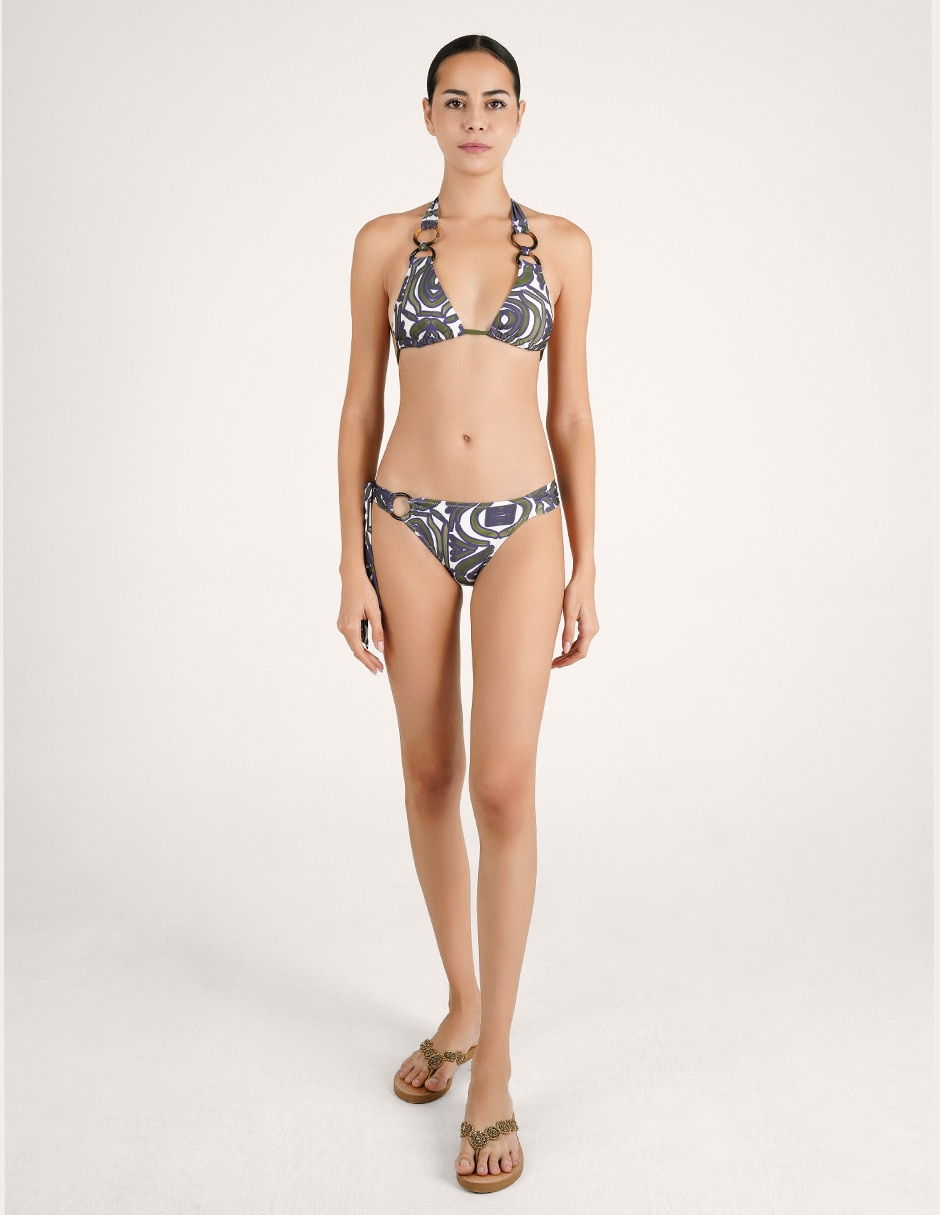 Halter zingara con copas removibles para mujer
