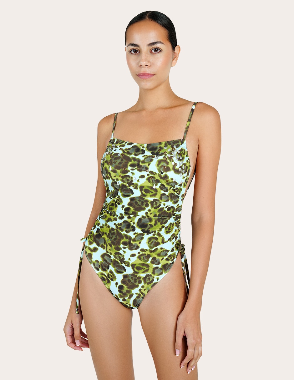 Traje de baño completo zingara estampado animal print para mujer Traje de baño completo zingara estampado animal print para mujer