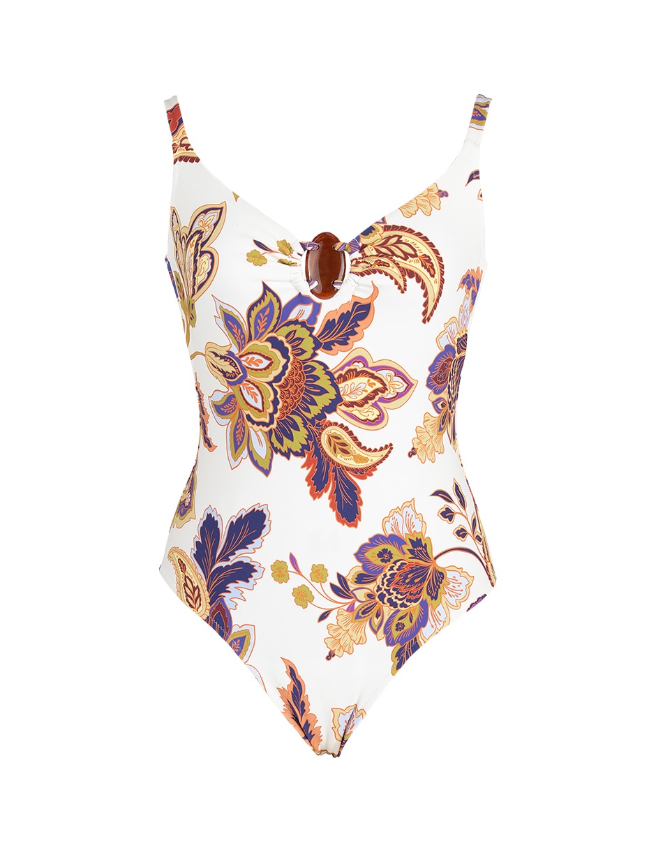 Traje de baño completo zingara estampado floral para mujer