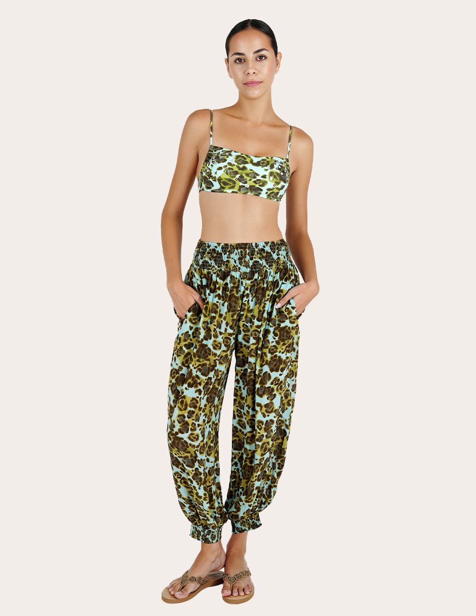 Salida de playa pantalón zingara para mujer