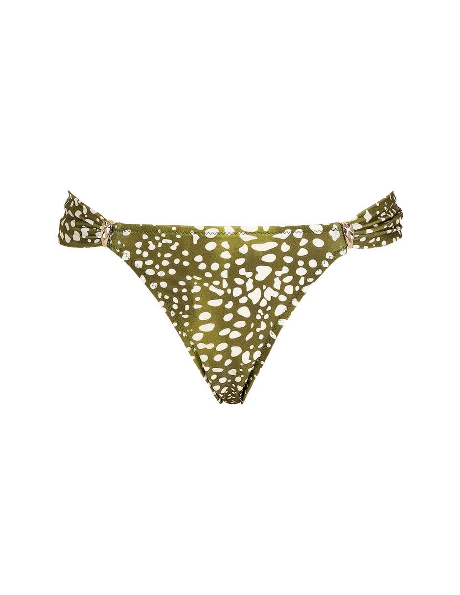 Bikini zingara estampado animal print a la cadera para mujer