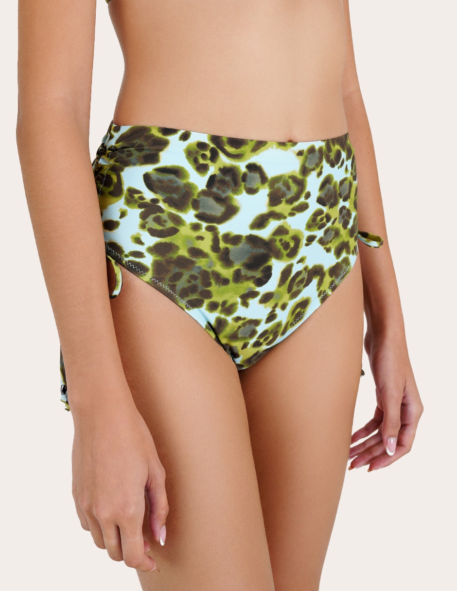 Bikini 'bikini (si aplica)' 'estampado' animal print 'a la (si aplica)' cintura 'para mujer'