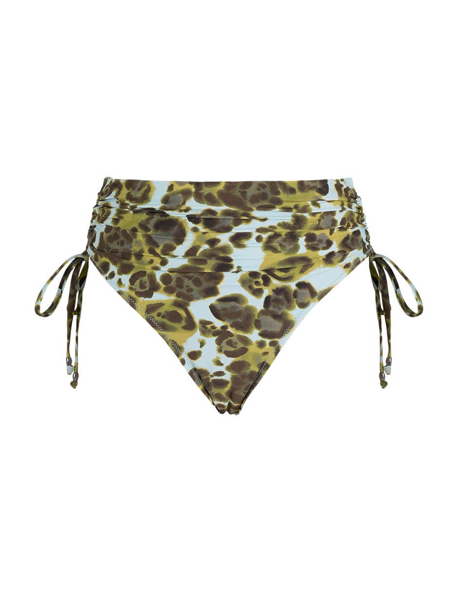 Bikini zingara estampado animal print a la cintura para mujer
