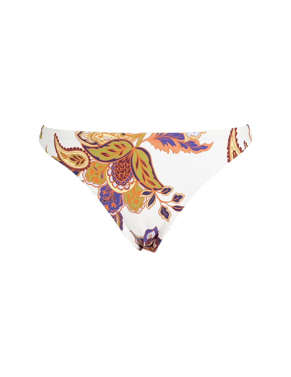 Bikini zingara estampado macroprint a la cadera para mujer
