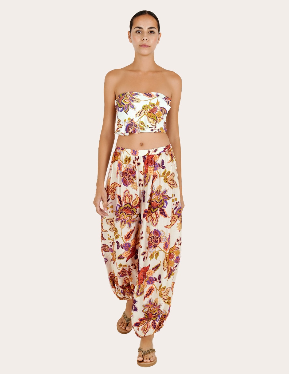 Salida de playa pantalón zingara para mujer