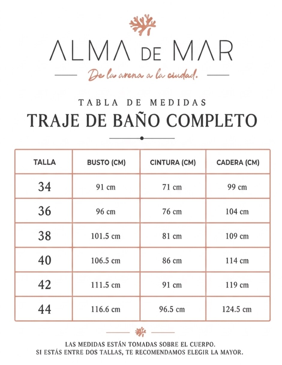 Traje de baño completo Alma de mar para mujer