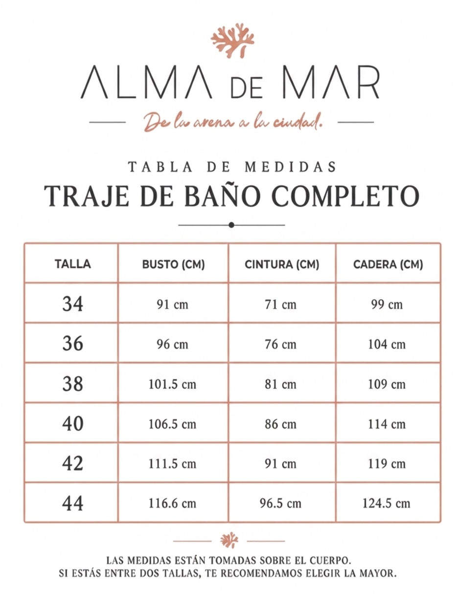 Traje de baño completo alma de mar para mujer