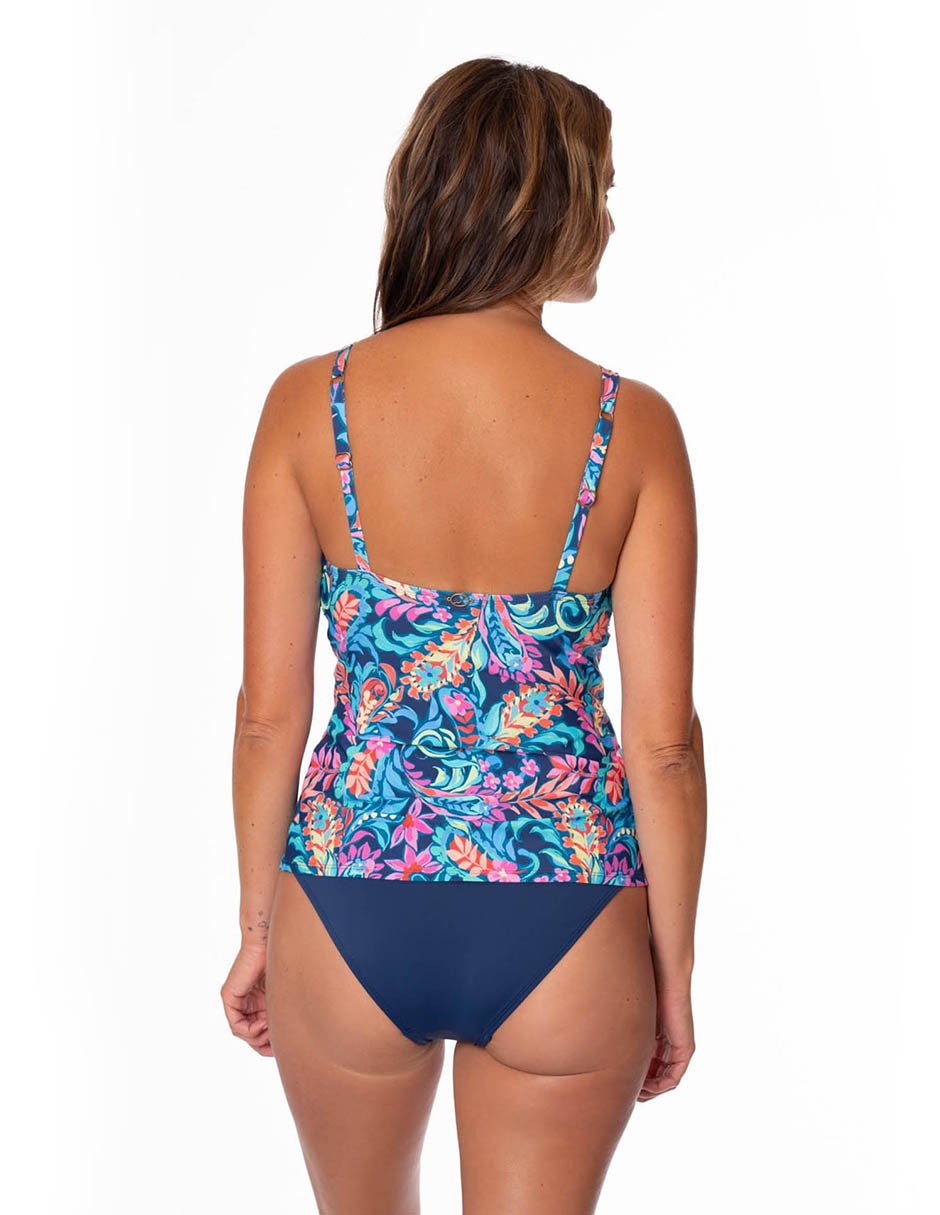 Tankini jantzen estampado floral con copa(s) removibles para mujer