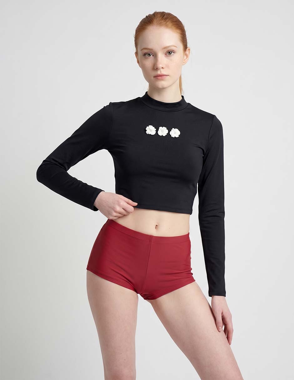 Playera estampado floral para mujer