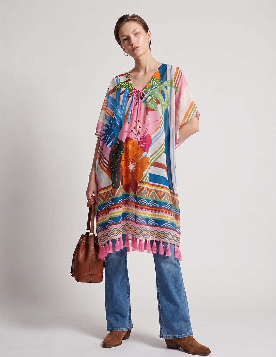 Vestido a la rodilla casual para mujer 3