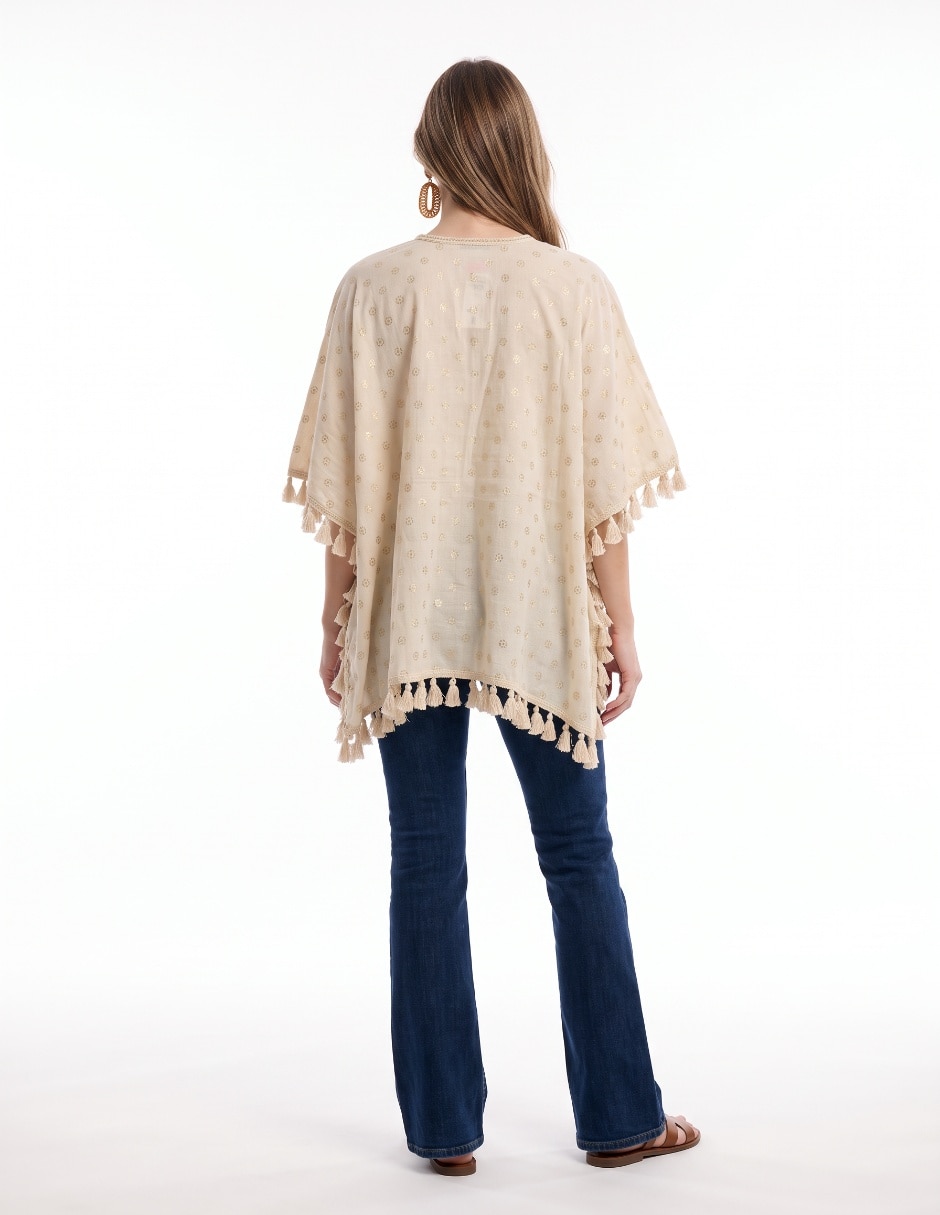 Salida de playa kimono Dolores Cortés para mujer 2