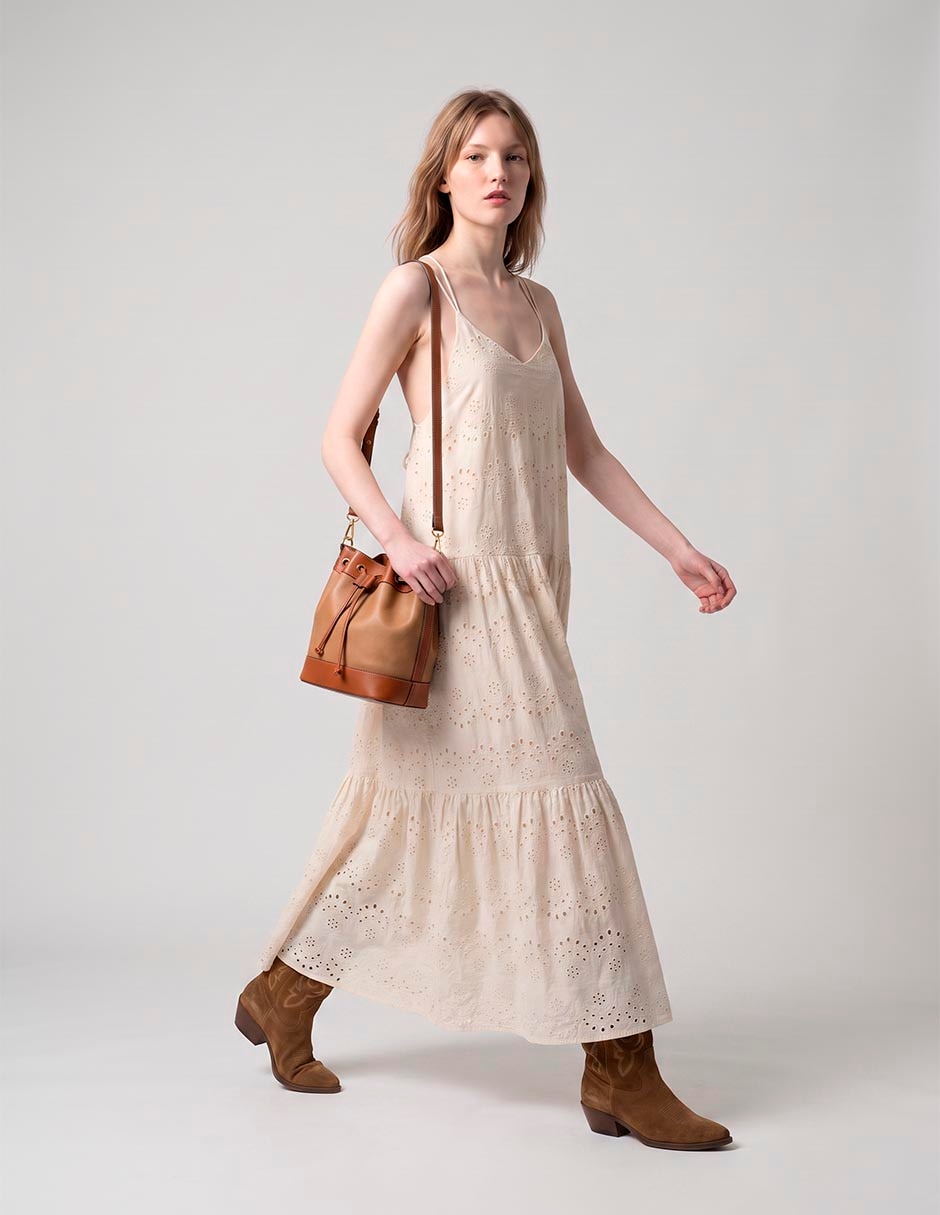 Vestido midi casual para mujer 4