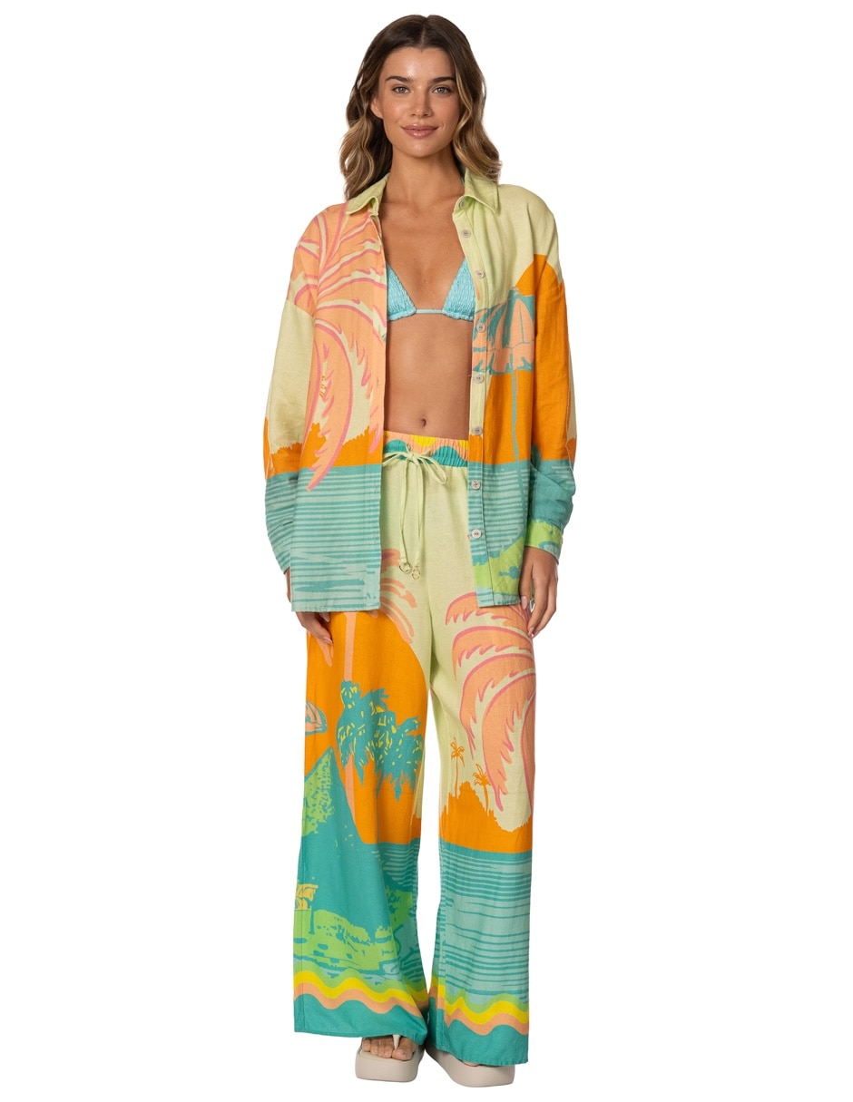 Salida de playa con Botones para Mujer 4