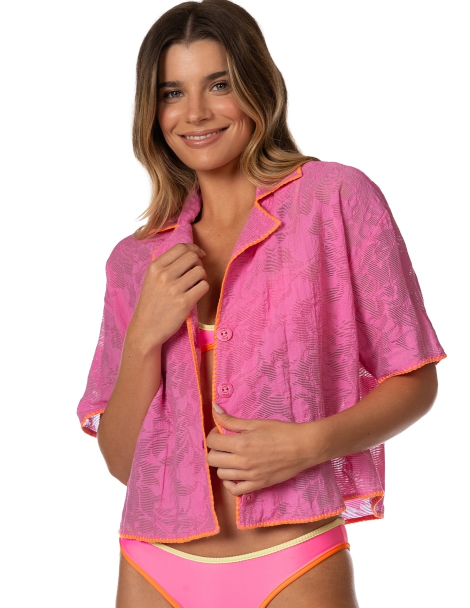 Salida de playa camisa para mujer 2