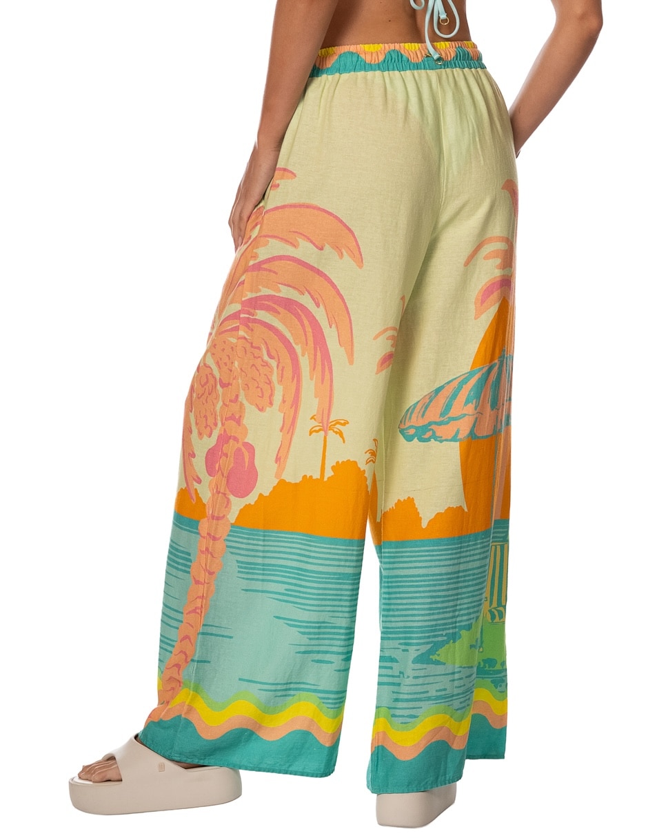 Salida de playa pantalón para mujer 2