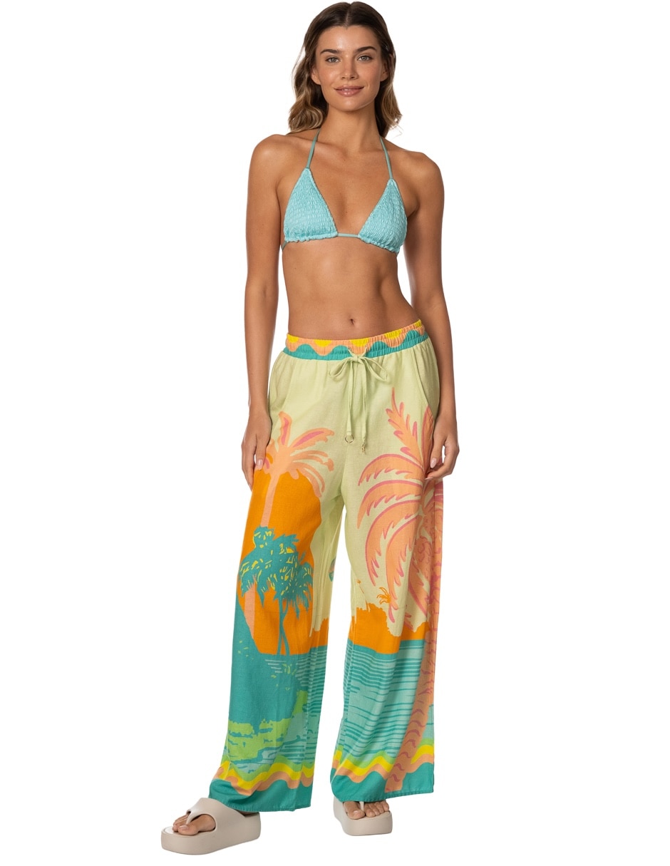Salida de playa pantalón para mujer 3