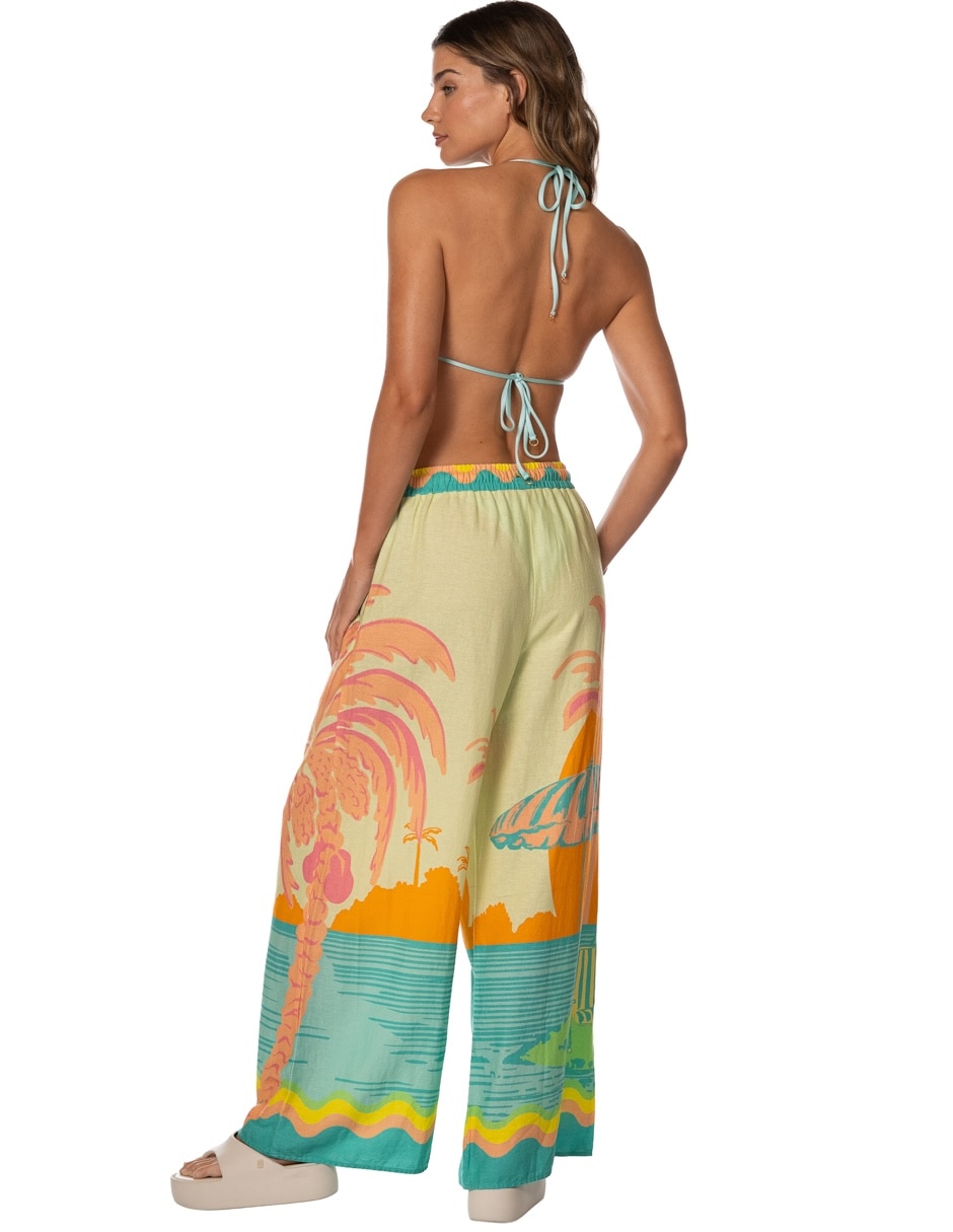 Salida de playa pantalón para mujer 5