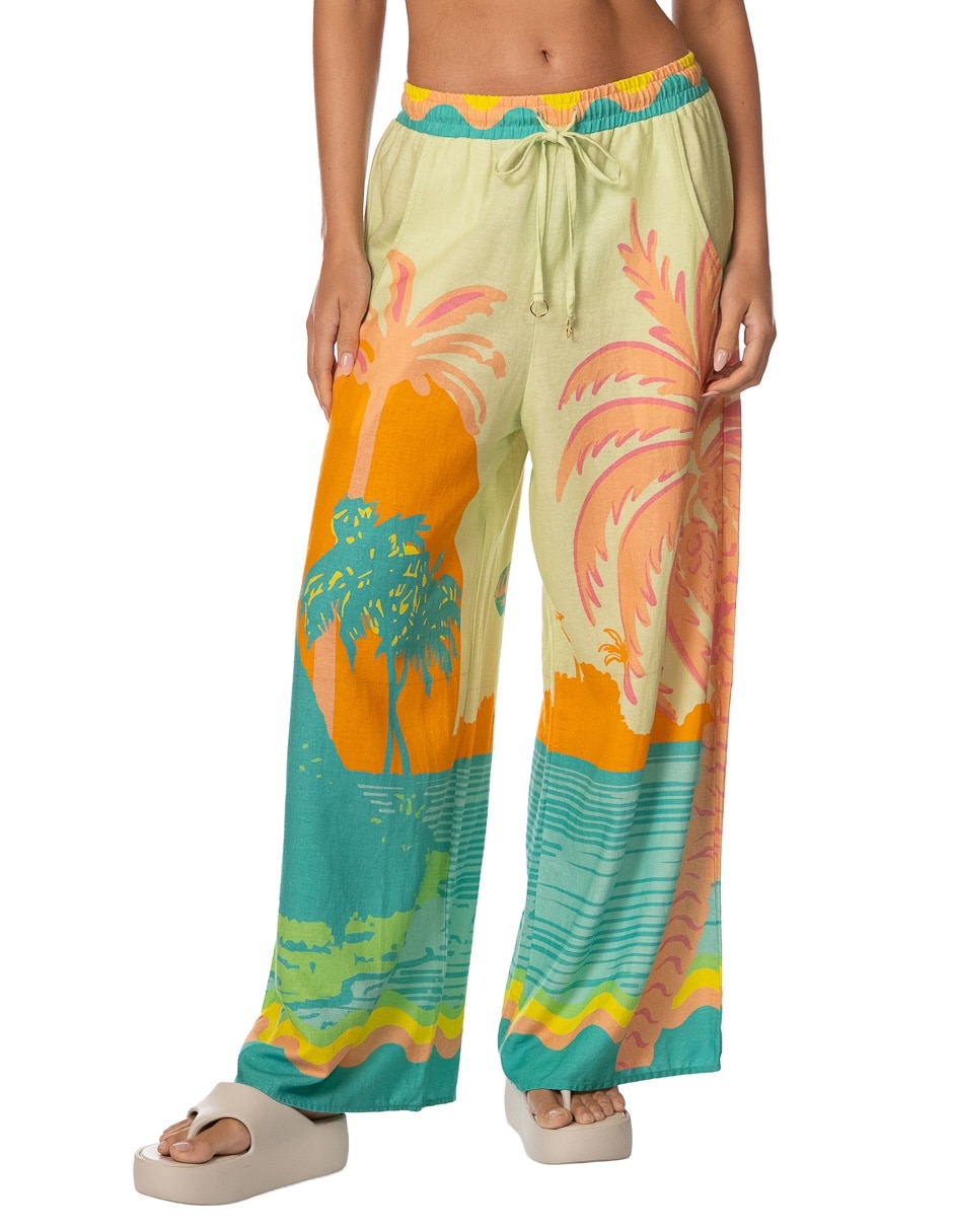 Salida de playa pantalón para mujer Salida de playa pantalón para mujer