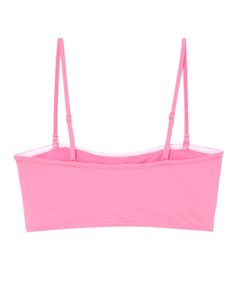 Top cuello sin cuello escote medio tirante delgado 2