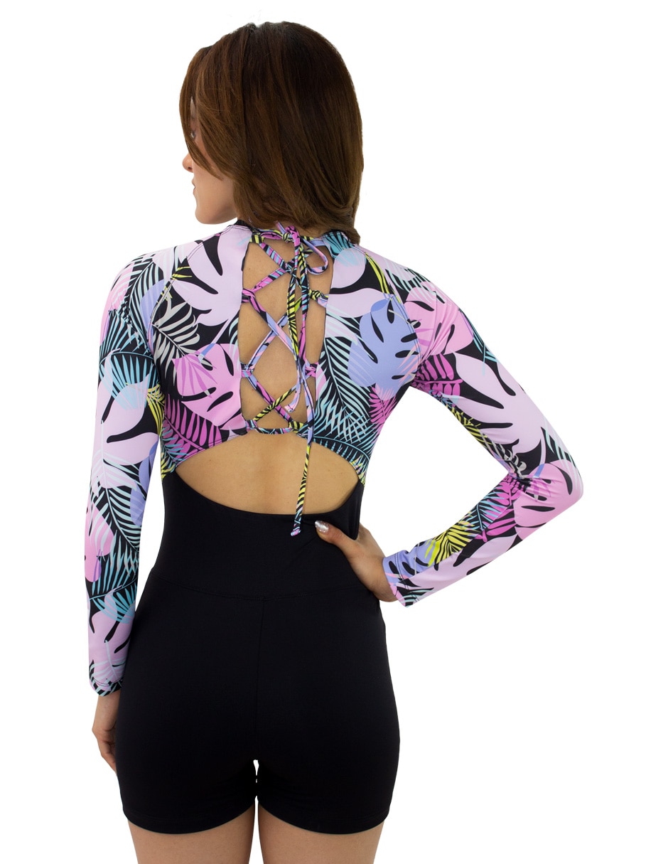 Traje de baño estampado floral para mujer 5