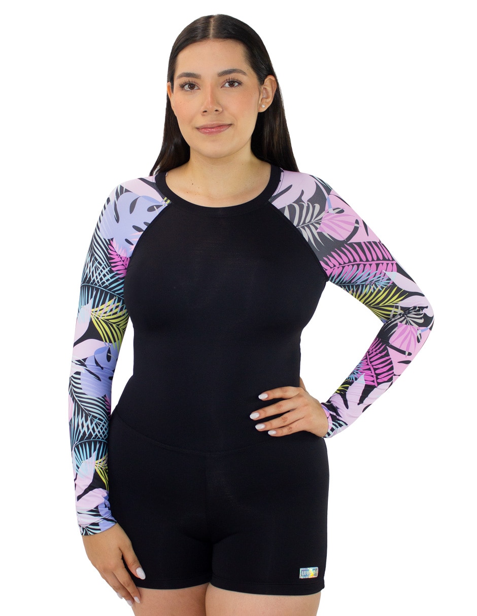 Traje de baño estampado floral para mujer 6