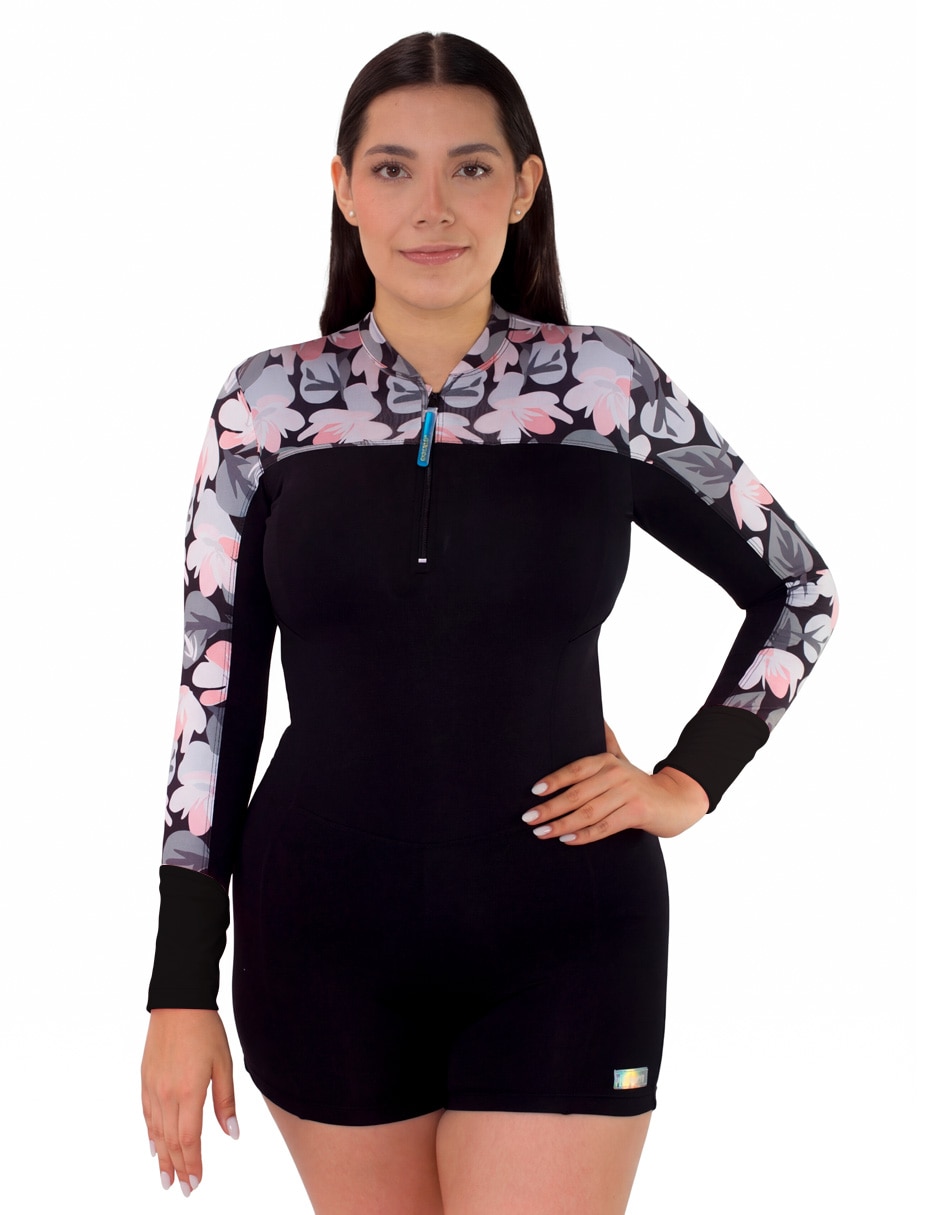 Traje de baño estampado floral para mujer 6