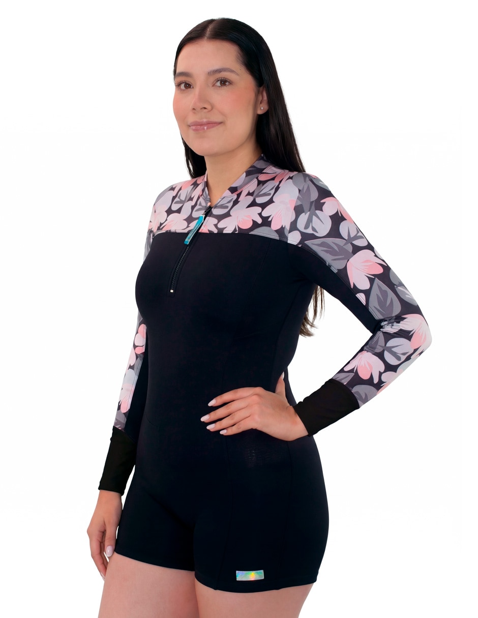 Traje de baño estampado floral para mujer 7