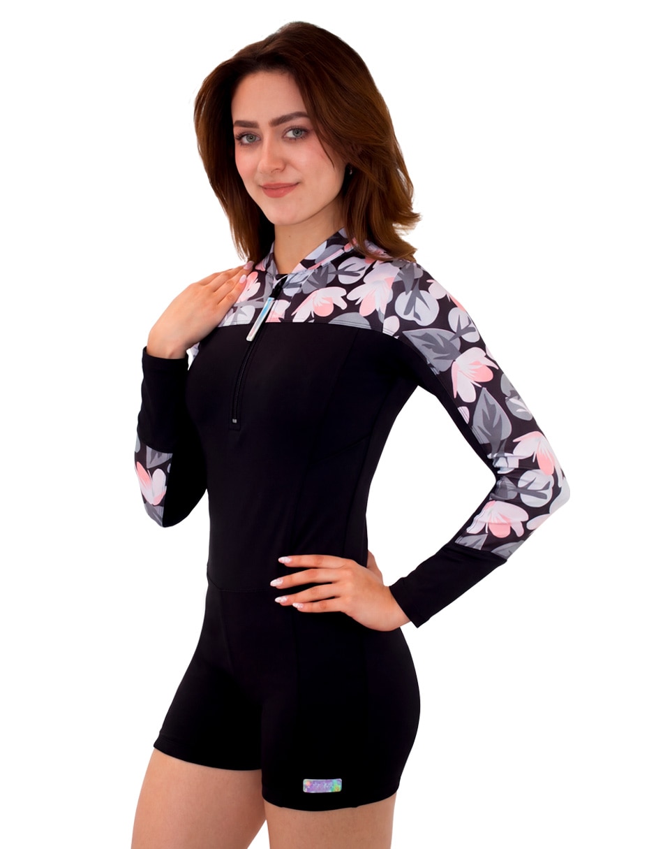 Traje de baño estampado floral para mujer 5