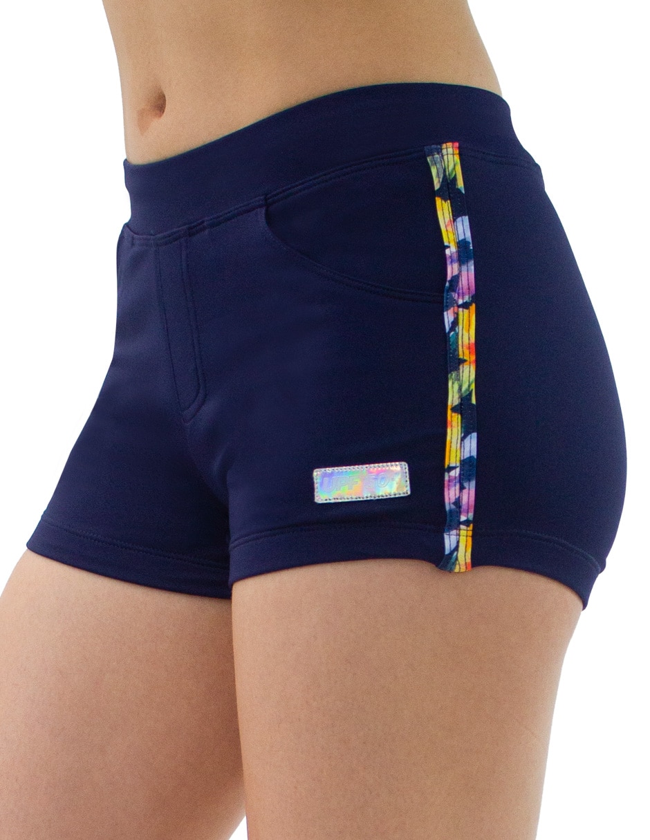 Shorty bikini estampado gráfico a la cintura para mujer 3