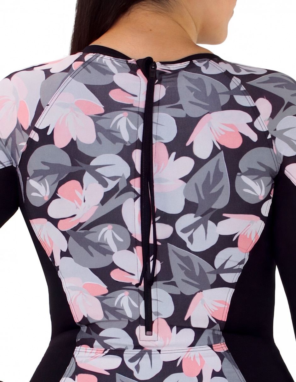 Traje de baño estampado floral para mujer 4