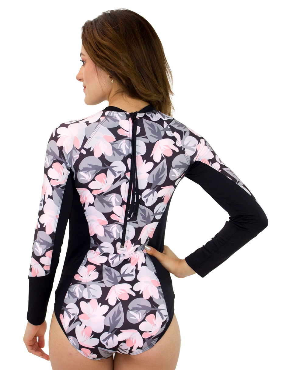 Traje de baño estampado floral para mujer 3