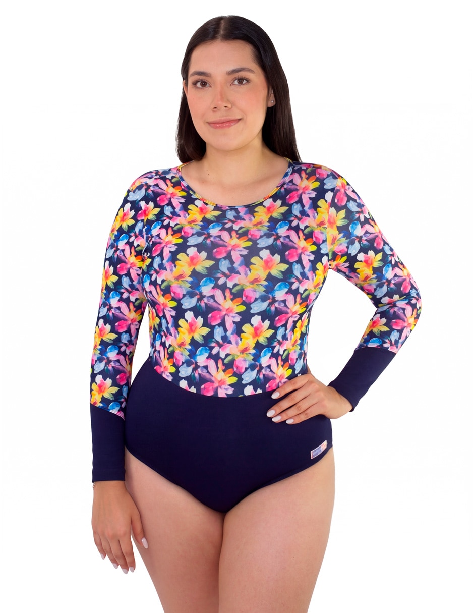 Traje de ba–o estampado floral para mujer 8