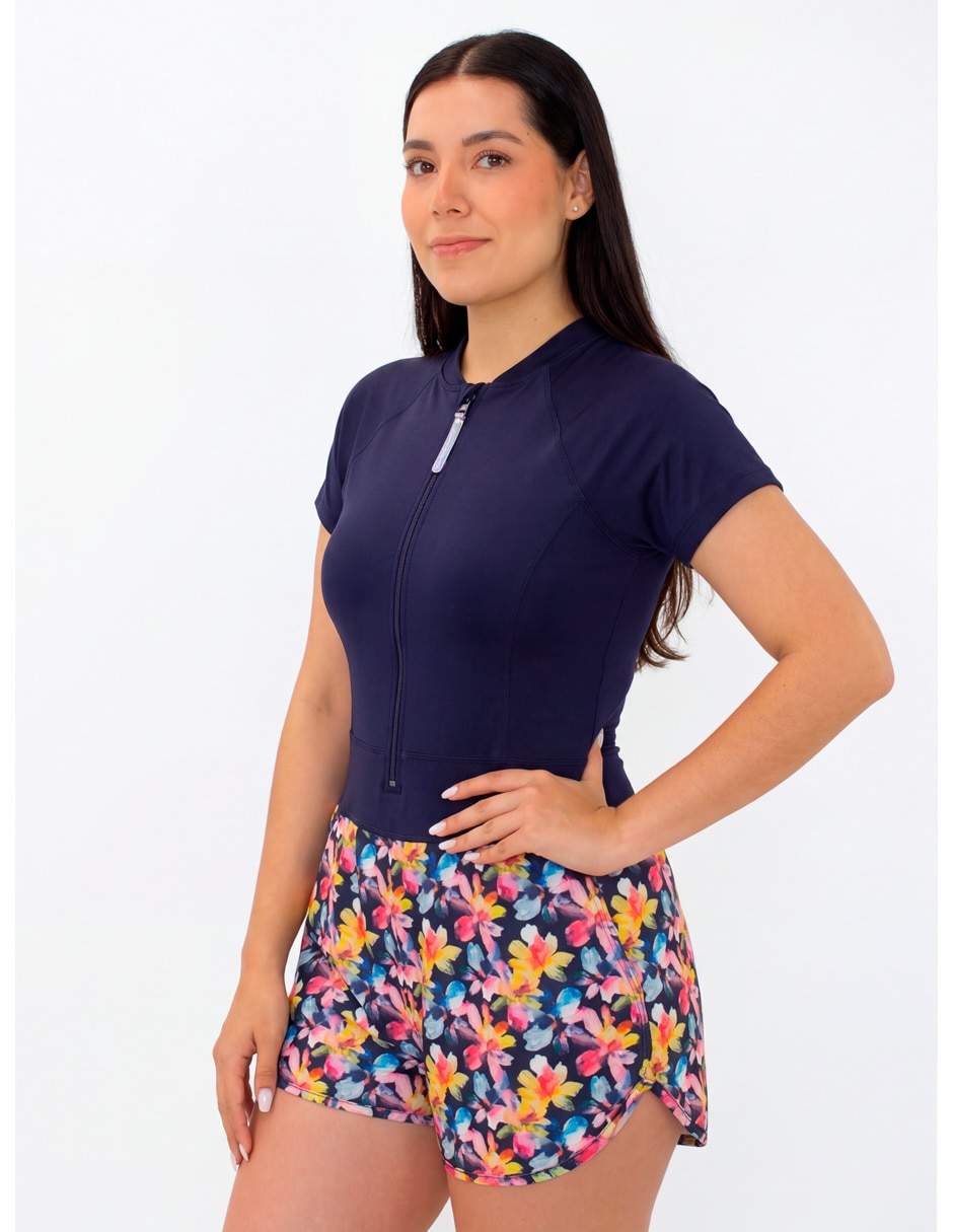Traje de ba–o estampado floral para mujer 3