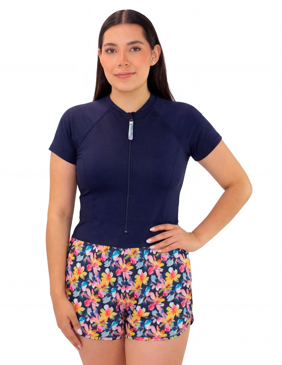 Traje de ba–o estampado floral para mujer 8