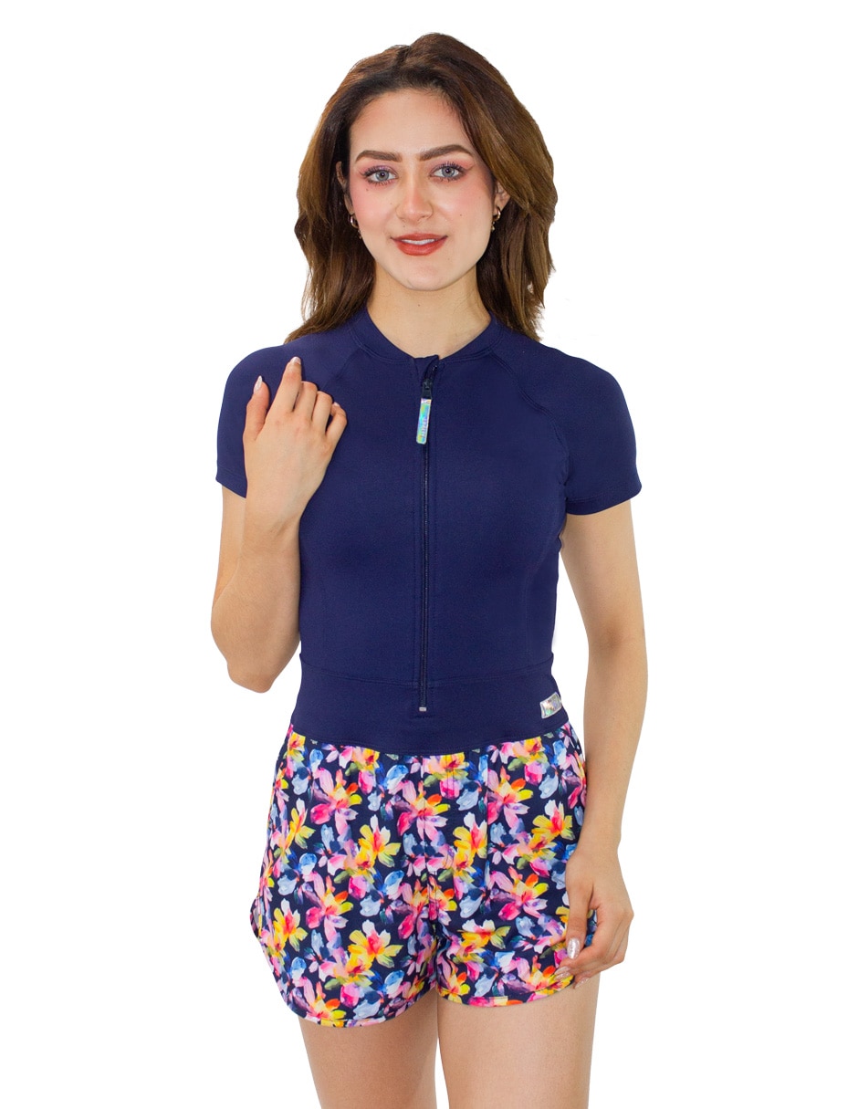 Traje de ba–o estampado floral para mujer Traje de ba–o estampado floral para mujer