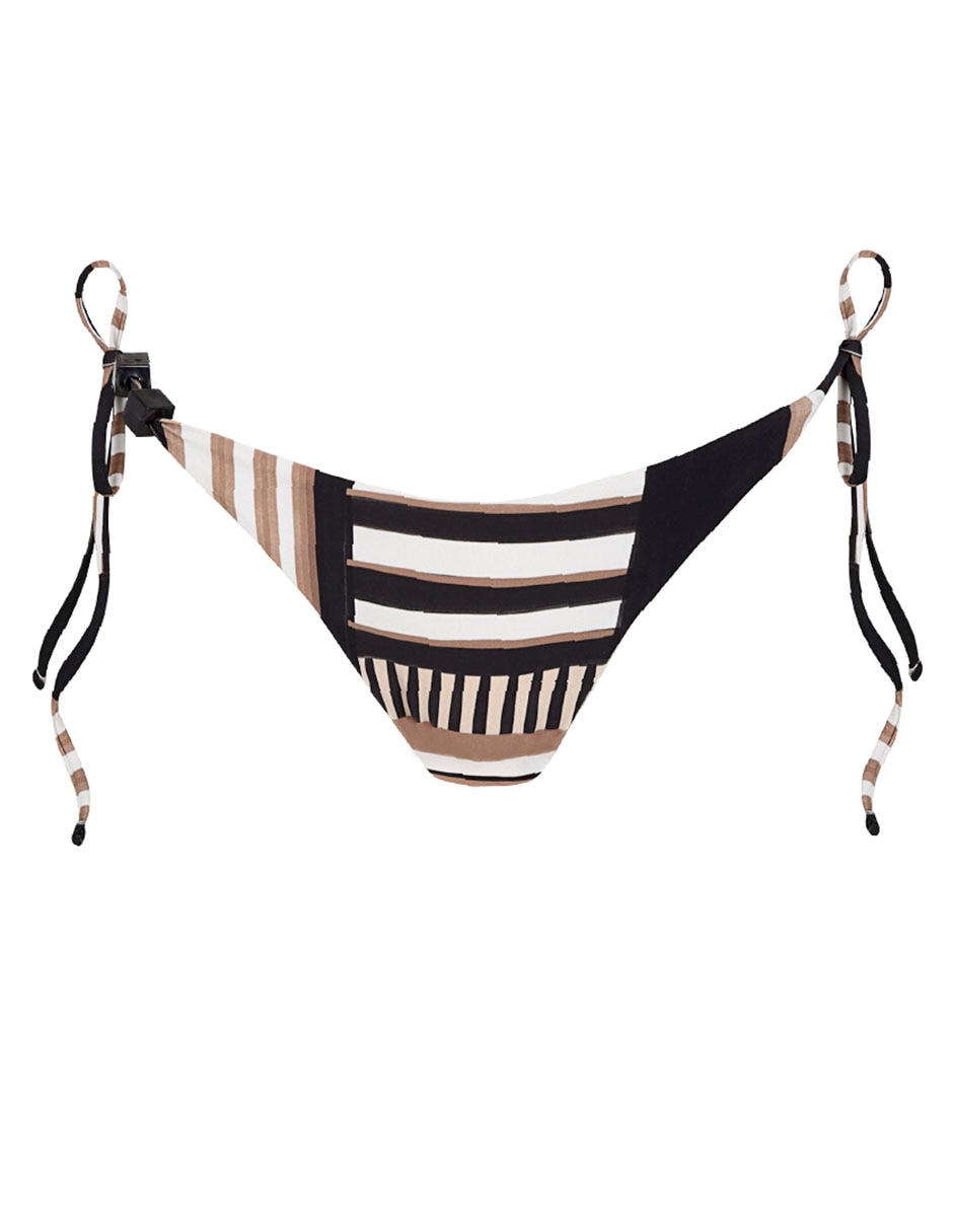 Bikini Kibys estampado a rayas para mujer