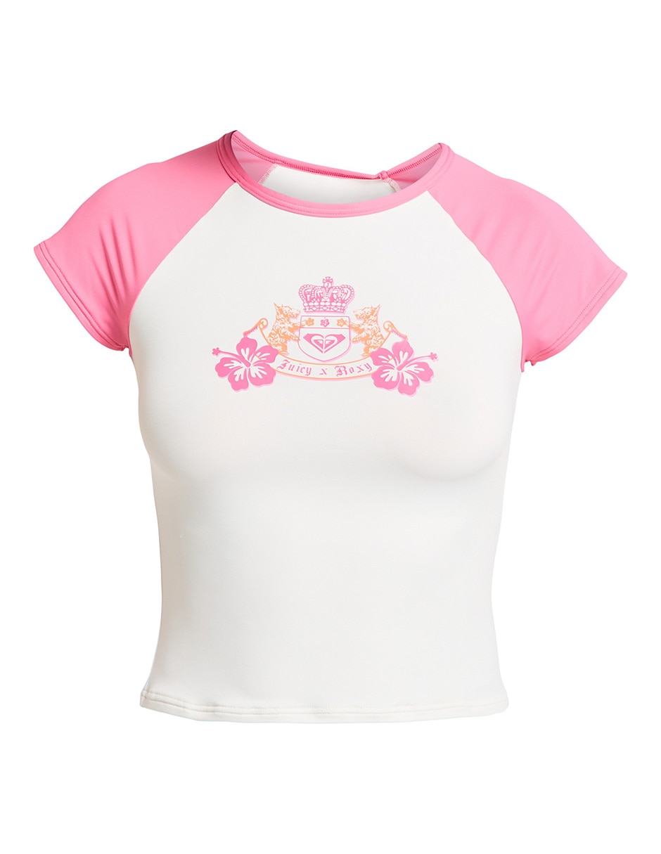 Wetshirt estampado logo para mujer 2