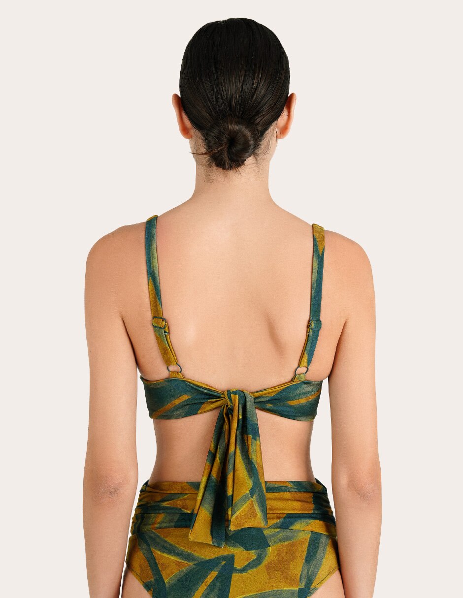 Top bikini con copas removibles para mujer 4