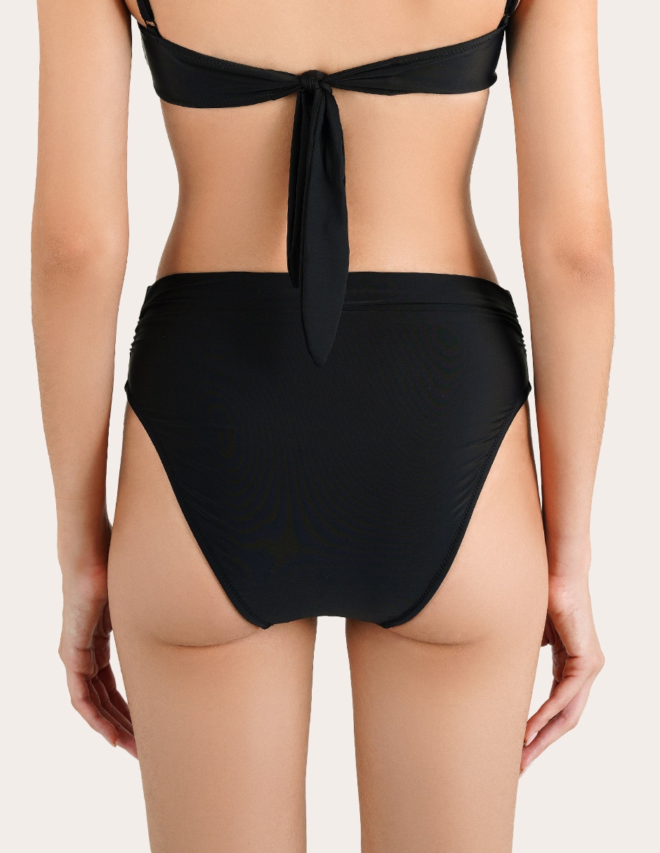 Bikini bikini (si aplica) estampado Liso a la (si aplica) Cintura para mujer 5