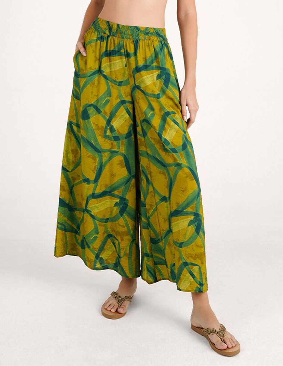 Pantalón relaxed zingara amplio para mujer