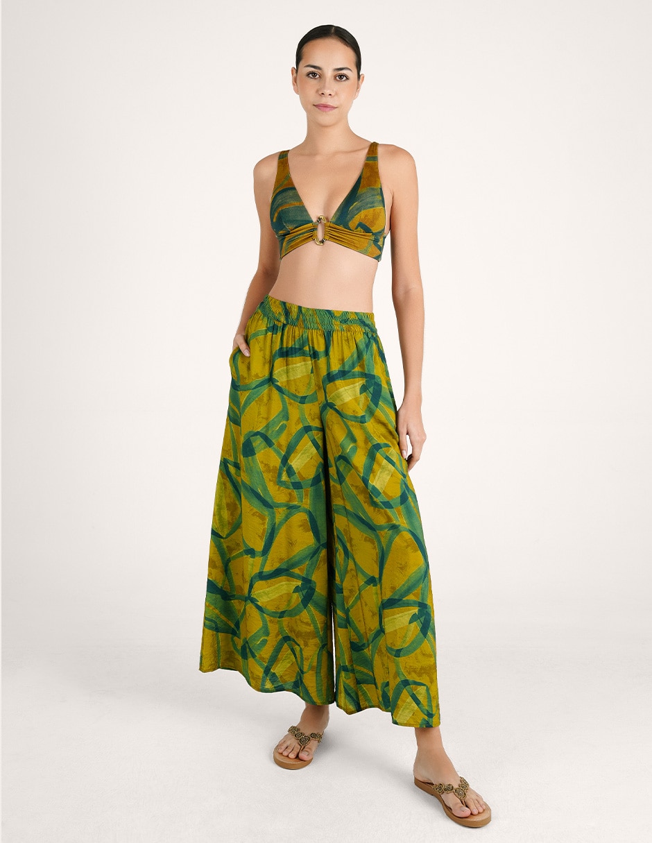 Pantalón relaxed zingara amplio para mujer 5