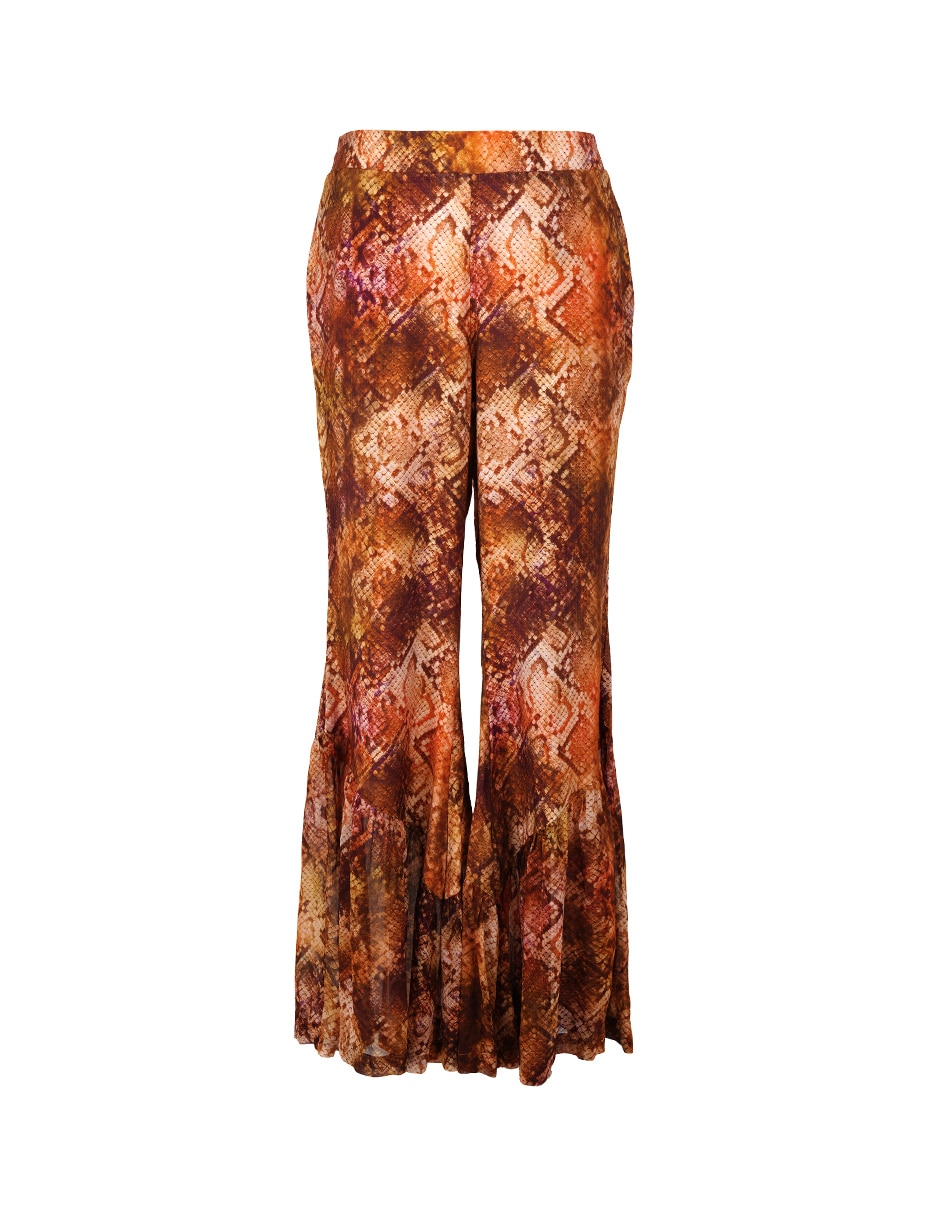 Pantalón zingara acampanado para mujer 4