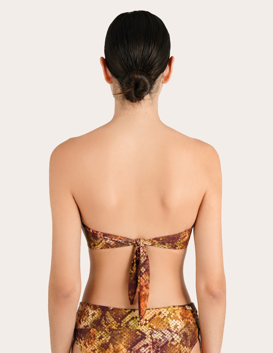 Top bikini zingara con copas removibles para mujer 3
