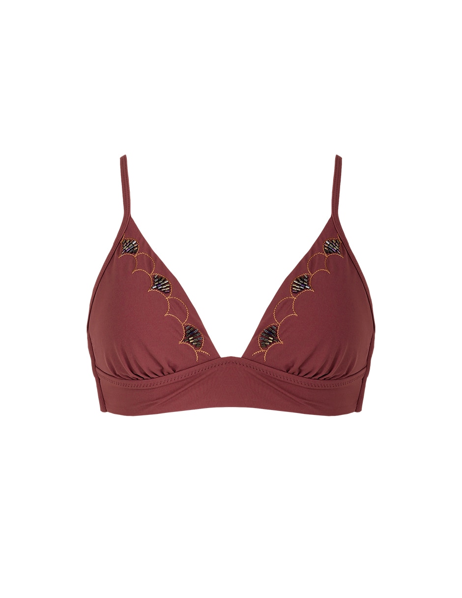 Top bikini zingara con copa triangular para mujer 3