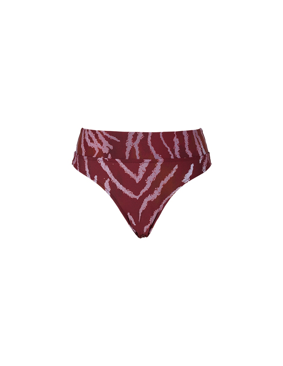 Bikini zingara estampado animal print a la cintura para mujer