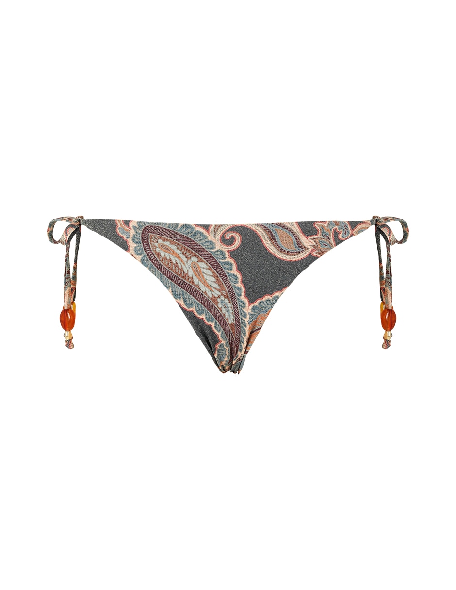 Bikini estampado paisley a la cadera para mujer 2