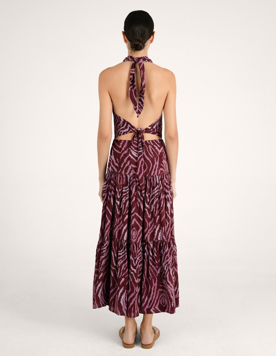 Vestido largo playa zafira para mujer 2