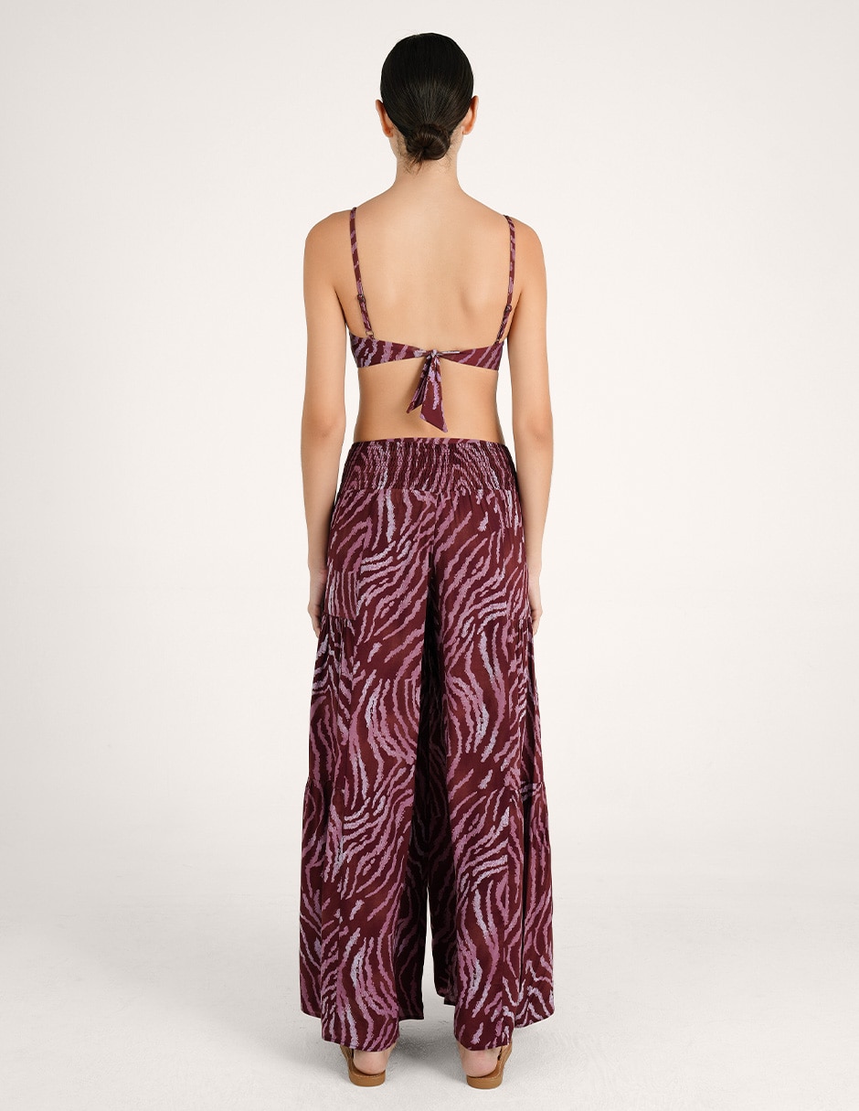 Pantalón Coulotte amplio para mujer 3