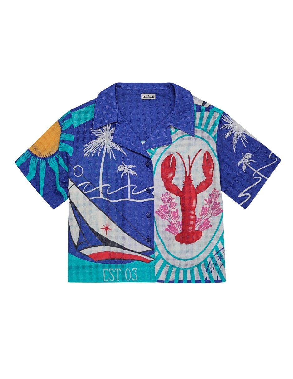 Blusa manga corta para mujer 4